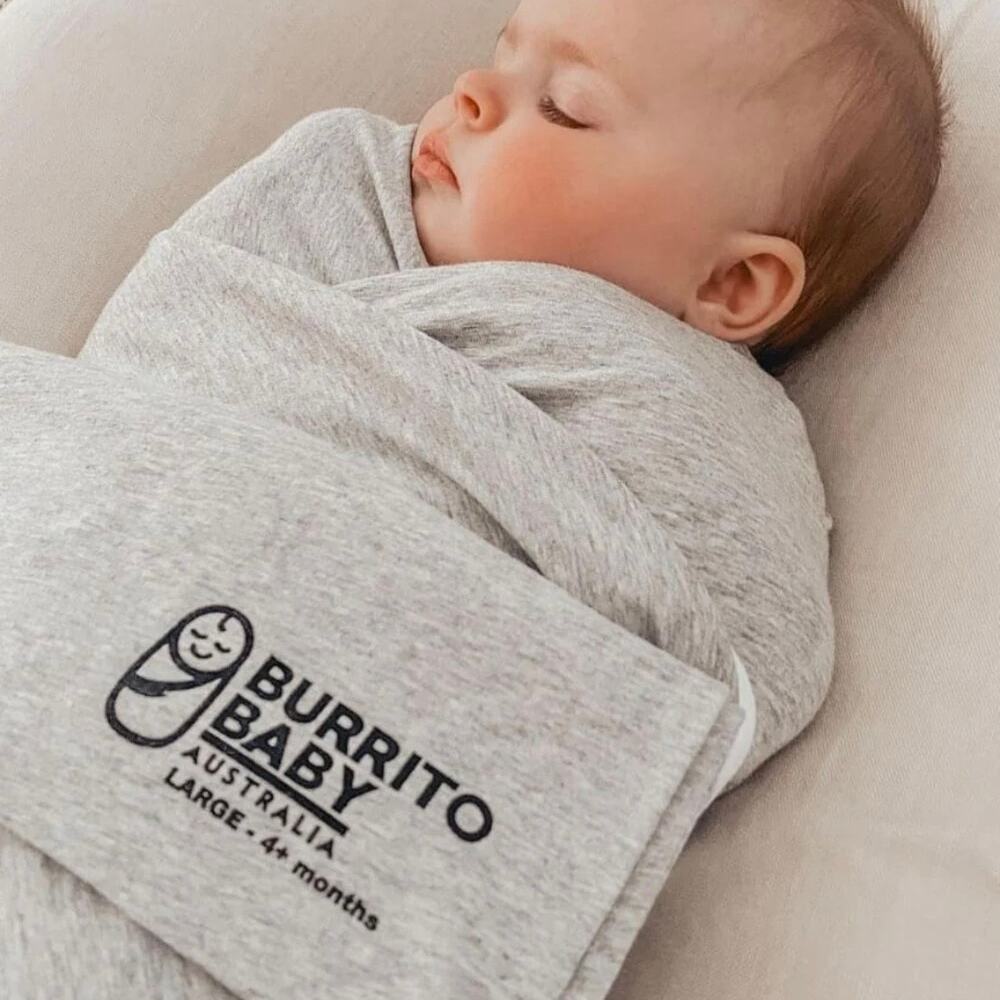 Baby Burrito Australia‎ Swaddle Gray New without tags